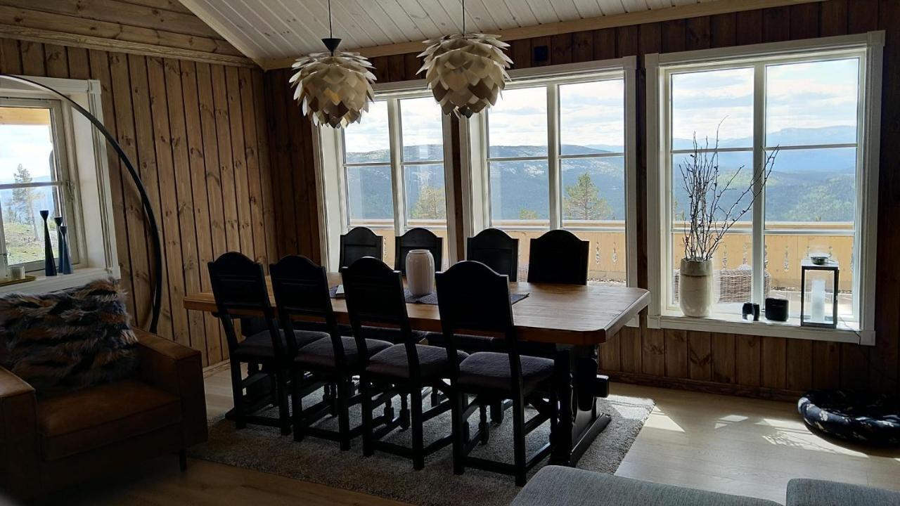 Wonderful Cabin With Amazing Mountain - View Lifjell Exterior foto